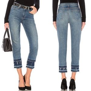 NEW Hudson Zoeey High Rise Straight Crop Jeans 25